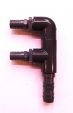 Verteiler 2 fach 20mm für 10mm Schlauch